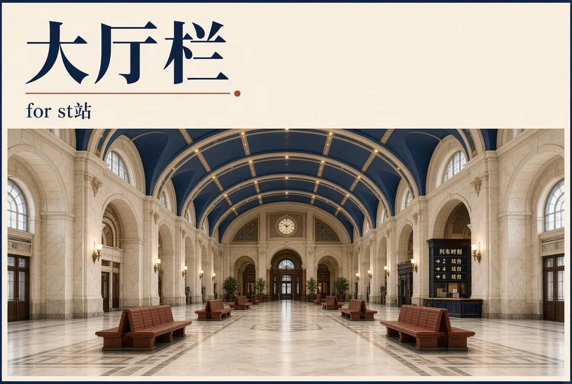 大厅栏视觉