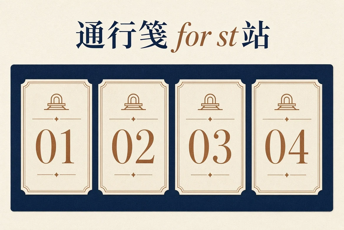 通行笺内容视觉